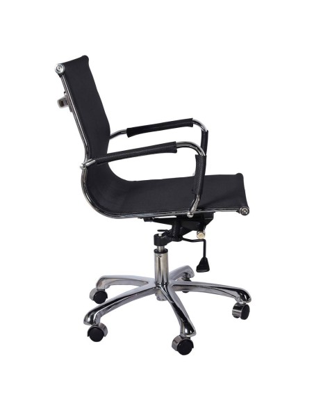 Silla De Escritorio Carlos Mesh, Rejilla, Respaldo Medio