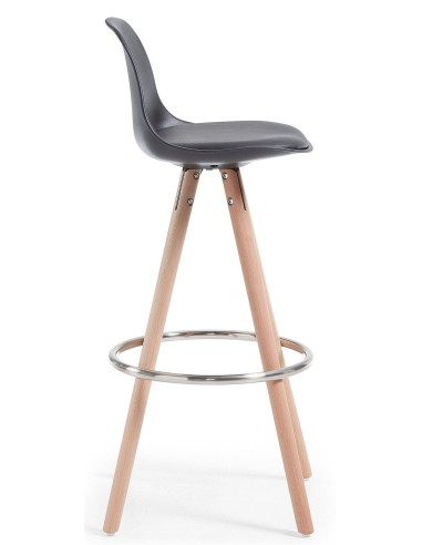 Lars Taburete de diseño, Madera, polipropileno