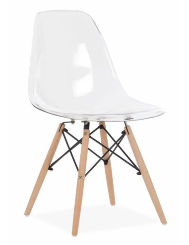 Cadeira De Jantar De Design Tactic Transparente