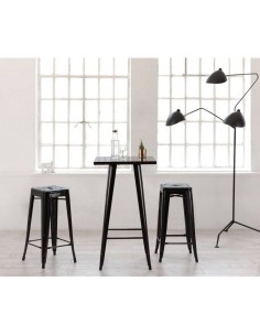 Taburete de diseño| Replica Xavier Pauchard, negro 2
