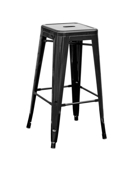 Tamborete de projeto| Replica Xavier Pauchard, preto