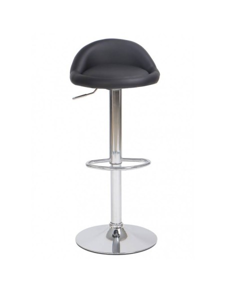 Taburete De Cocina Liverio Cromado, Similpiel