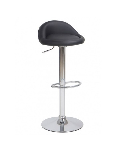 Taburete De Cocina Liverio Cromado, Similpiel