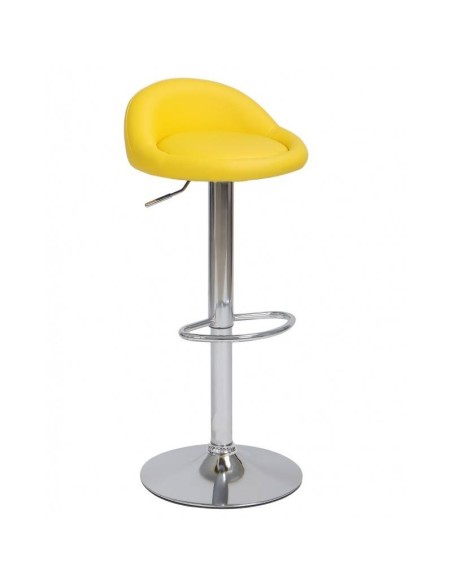 Taburete De Cocina Liverio Cromado, Similpiel