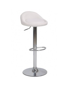 Taburete De Cocina Liverio Cromado, Similpiel 2