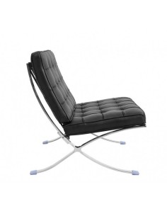 Cadeira Barna Pele Preta 2