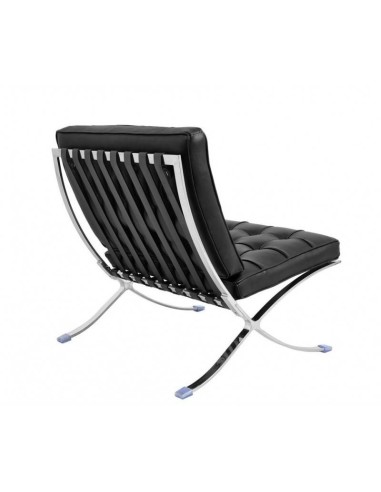 Silla Barna cuero negra