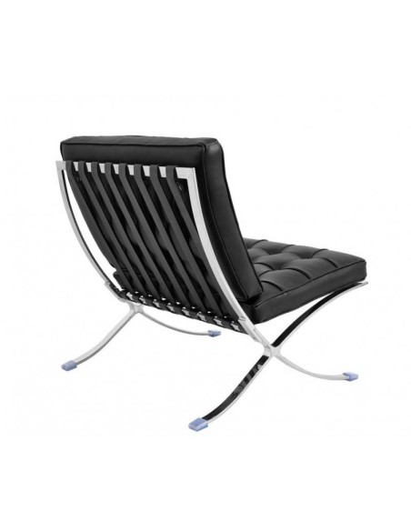 Silla Barna cuero negra