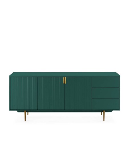 APARADOR moderno CANDEM 180 x 45, lacado verde