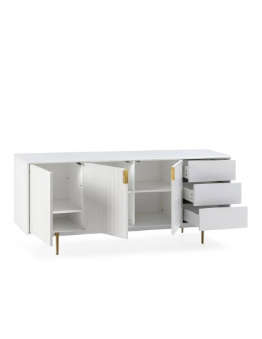 APARADOR moderno CANDEM 180 x 45, lacado branco