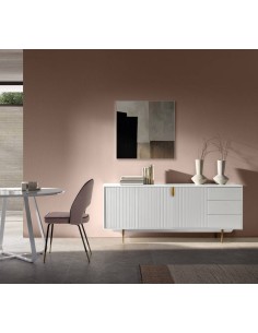 APARADOR moderno CANDEM 180 x 45, lacado blanco 2