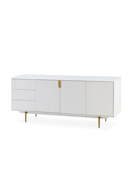 APARADOR moderno CANDEM 180 x 45, lacado branco