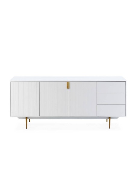 APARADOR moderno CANDEM 180 x 45, lacado blanco