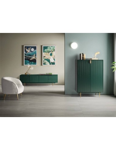 MUEBLE CUBO MODERNO CANDEM 100 x 142, lacado verde