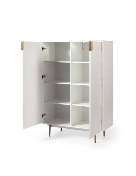 MUEBLE CUBO MODERNO CANDEM 100 x 142, lacado blanco