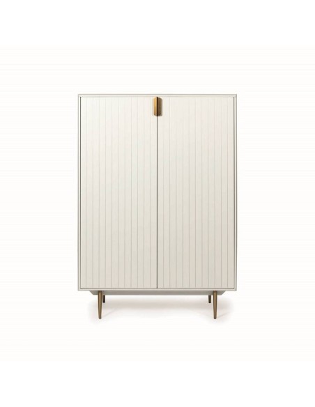 ARMÁRIO CUBO MODERNO CANDEM 100 x 142, lacado branco