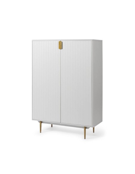 MUEBLE CUBO MODERNO CANDEM 100 x 142, lacado blanco