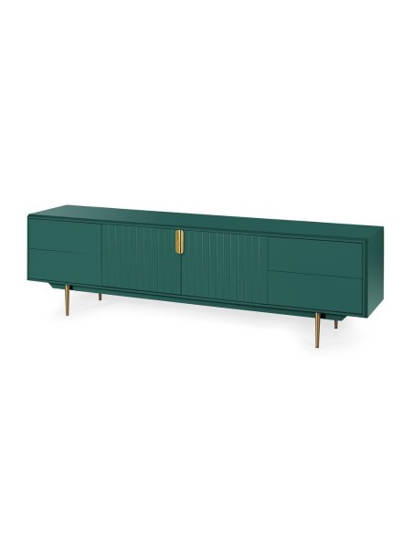 Mesa TV MODERNA CANDEM 200 x 42, lacado verde