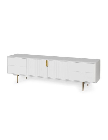 MUEBLE MODERNO TV CANDEM 200 x 42, lacado blanco