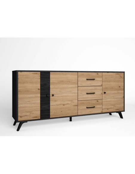 Centrolandiashop.com APARADOR BOCAMI 180,5 x 40 cm, BOCAMINA/NATURAL.