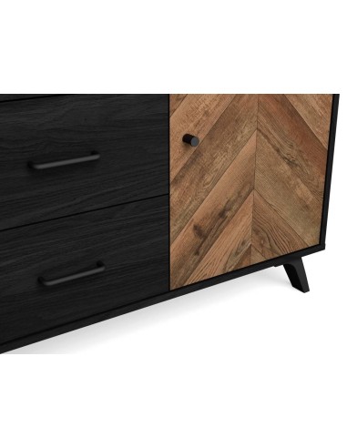 APARADOR CHEVRONS 180,5 X 40cm,...