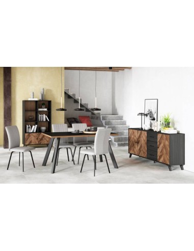 APARADOR CHEVRONS 180,5 X 40cm,...