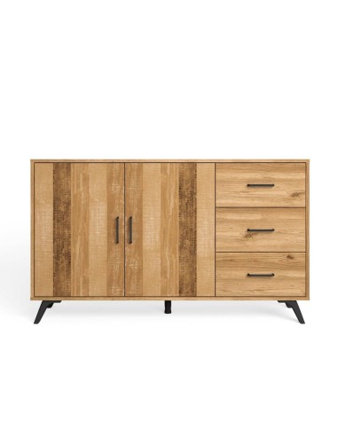 APARADOR NÓRDICO 137x40cm NATURAL/SERIGRAFIA.