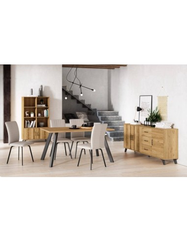 APARADOR NORDIC 180 x 40 cm. NATURAL/SERIGRAFIA.