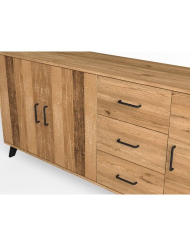 APARADOR NORDIC 180 x 40 cm. NATURAL/SERIGRAFIA.