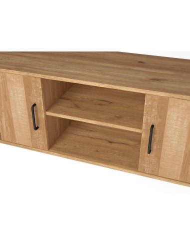 MUEBLE TV NORDIC 136 x 40 cm, NATURAL/SERIGRAFIA.