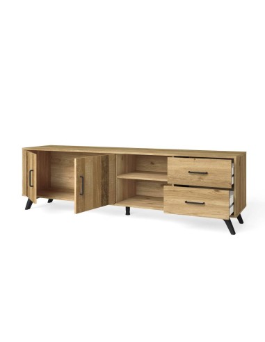 MUEBLE TV NORDIC 180 x 40 cm, NATURAL/SERIGRAFIA.