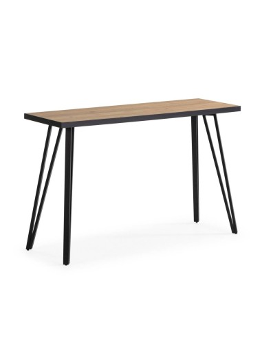 CONSOLA SINDI 120 X 40 cm. NATURAL/CANTO BOCAMINA.