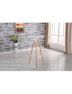 Mesa alta OTILIO 60cm, design nórdico 2