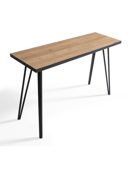 CONSOLA SINDI 120 X 40 cm. NATURAL/CANTO BOCAMINA.