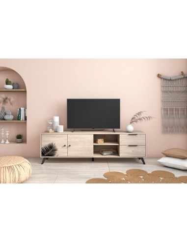 MUEBLE TV PALMERO 180 x 40 cm,SAHARA/SERIGRAFIA.
