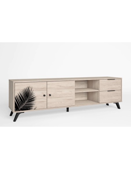 MUEBLE TV PALMERO 180 x 40 cm,SAHARA/SERIGRAFIA.