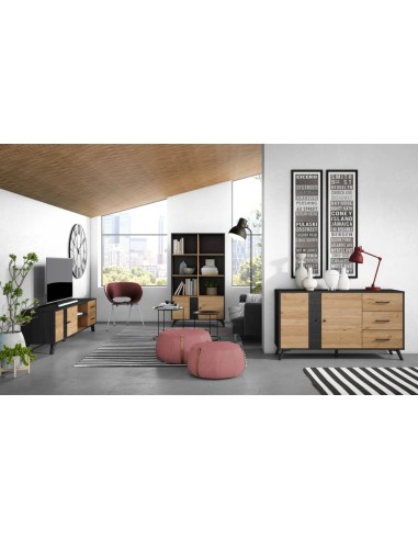 MUEBLE TV BOCAMI 180 x 40 cm. BOCAMINA/NATURAL.