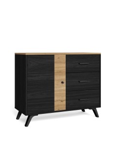 APARADOR ALTO TEXAS 92,1 X 81 CM, BOCAMINA/NATURAL,1...