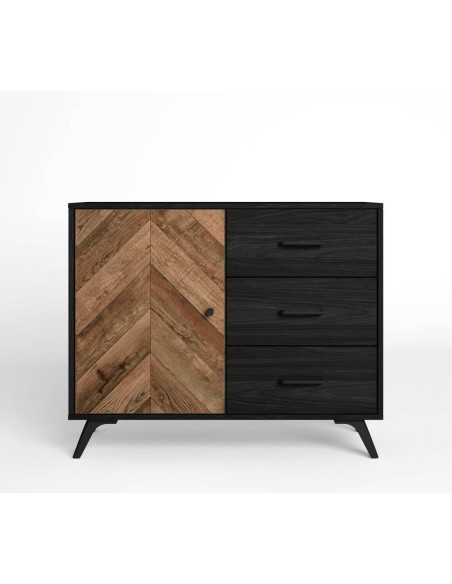 APARADOR CHEVRONS 92 X 40 cm, BOCAMINA/SERIGRAFIA.