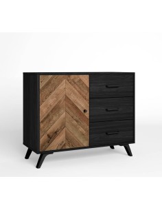 APARADOR CHEVRONS 92 X 40cm, ABERTURA/SERIGRAFIA.