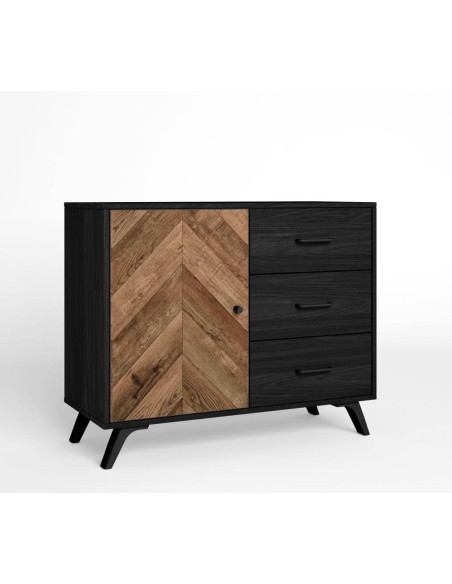 APARADOR CHEVRONS 92 X 40cm, ABERTURA/SERIGRAFIA.