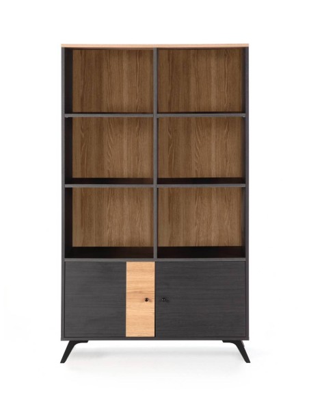 ESTANTERIA TEXAS 160 x 92 cm. BOCAMINA/NATURAL.