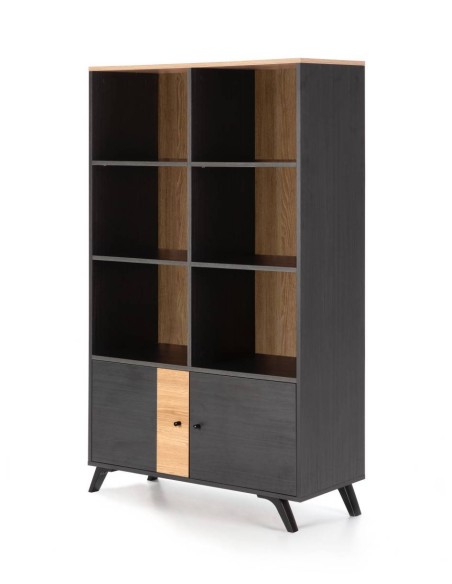 ESTANTERIA TEXAS 160 x 92 cm. BOCAMINA/NATURAL.