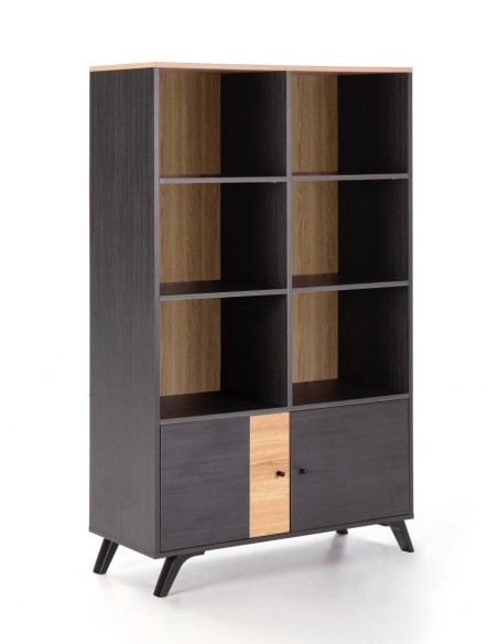 ESTANTERIA TEXAS 160 x 92 cm. BOCAMINA/NATURAL.