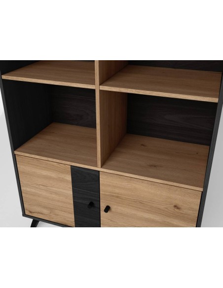 ESTANTERIA BOCAMI 160 x 92 cm. BOCAMINA/NATURAL.