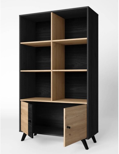 ESTANTERIA BOCAMI 160 x 92 cm. BOCAMINA/NATURAL.