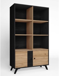 ESTANTERIA BOCAMI 160 x 92 cm. BOCAMINA/NATURAL.