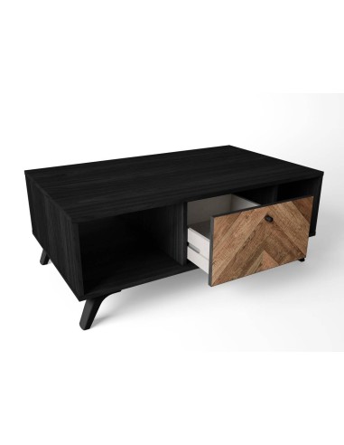 MESA DE CENTRO CHEVRONS 100 X 60 CM, BOCAMINA y...