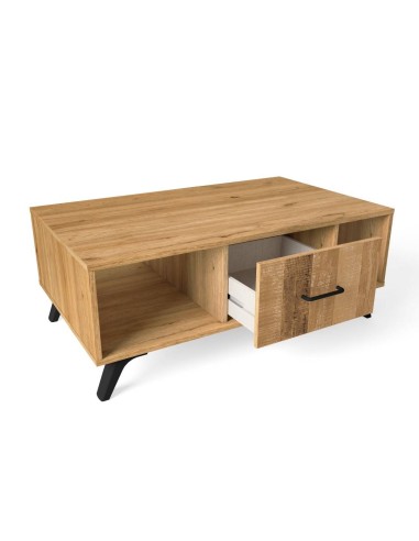 MESA DE CENTRO NORDIC 100 X 60 CM. NATURAL y...