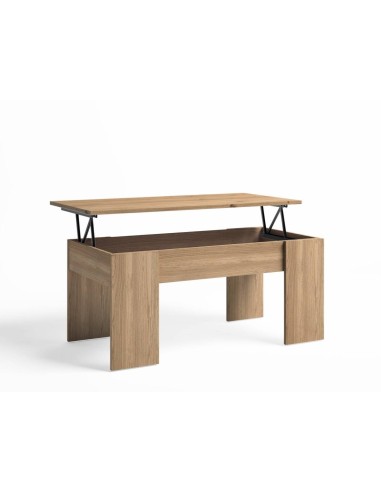 MESA DE CENTRO ELEVÁVEL NATURA 100 x 50 cm. Cor...